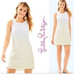 Lilly Pulitzer White‎ Sleeveless Dress Sz XS